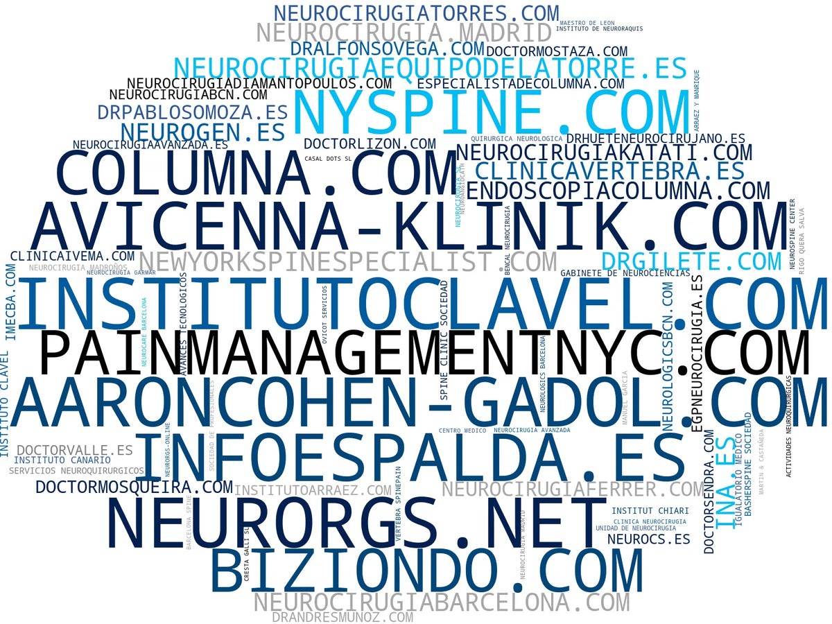 top empresas españa rubro cirugía columna, tumor cerebral, cirugía de columna vertebral