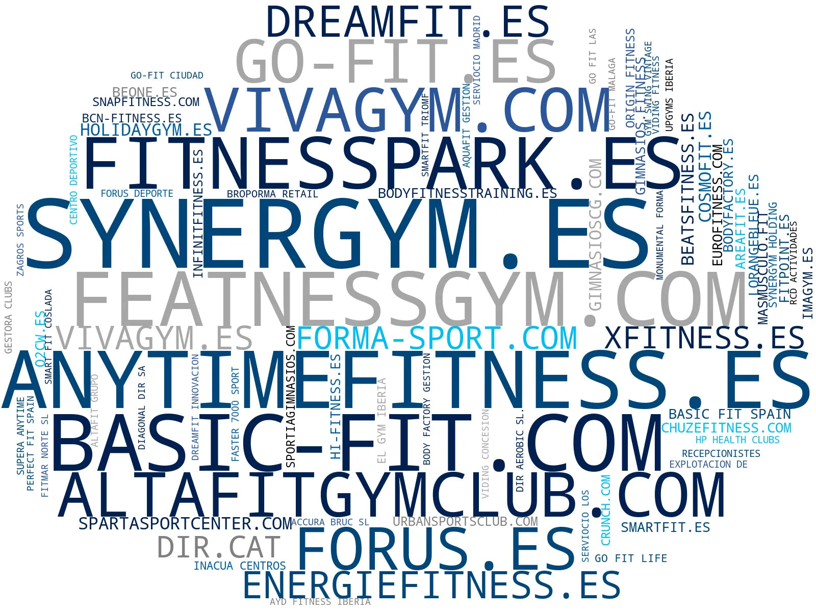 empresas mas grandes del nicho clases grupales, spa, clases fitness