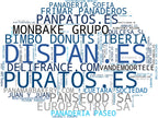 mapa de términos ingredientes panadería, equipamiento panadería, productos de pastelería