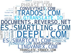 mapa de términos traducción de textos, traducción de páginas, herramienta de traducción