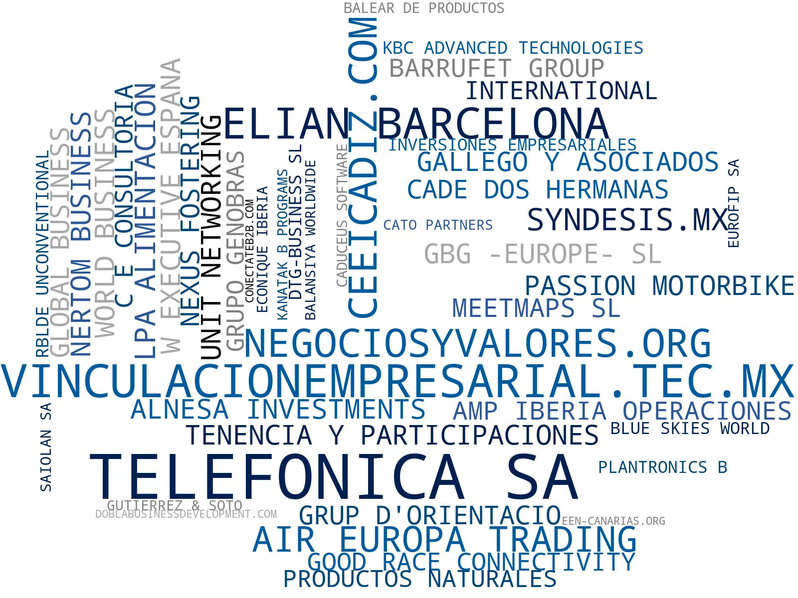 wordcloud de mercado consultoría empresarial, asesoría empresarial, aceleración de startups