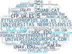 wordcloud de mercado doctorados, cursos de formación, carreras universitarias