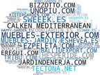 wordcloud de mercado muebles de jardín, parasoles exterior, hamacas de jardín